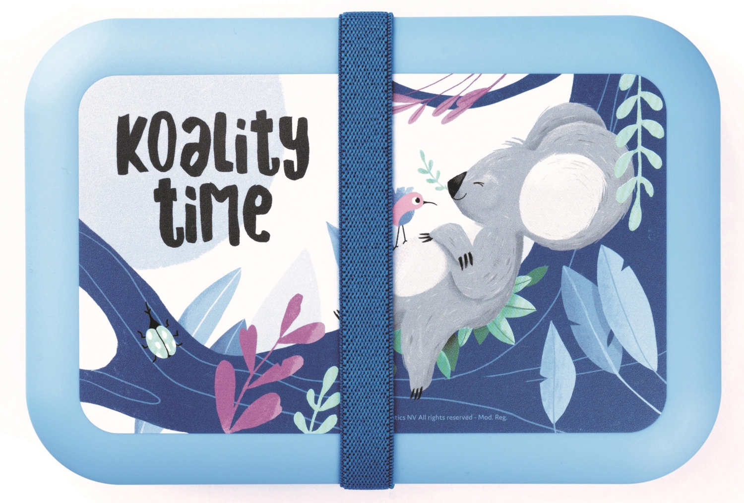 Tropical Teens Lunchbox Koality time  210x140x50 mm  Blau