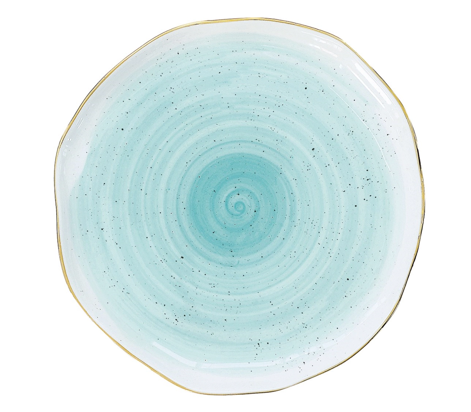 Artesanal Assiette, bleu, D16cm