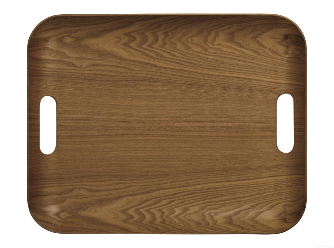 Wood plateau en bois, rectangulaire