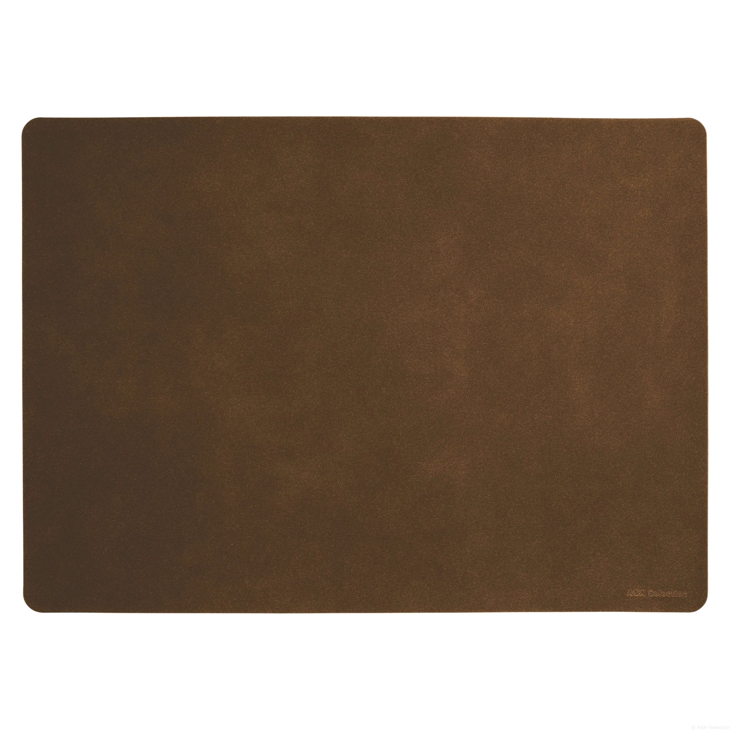 Softleather Tischset, dark sepia