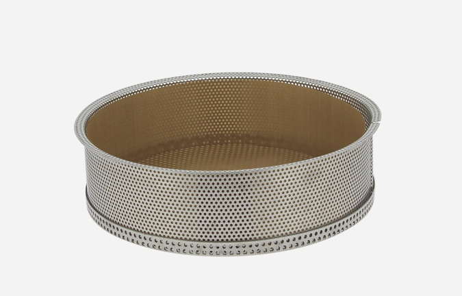 Moule rond inox perfore fond demontable ø24x6.5