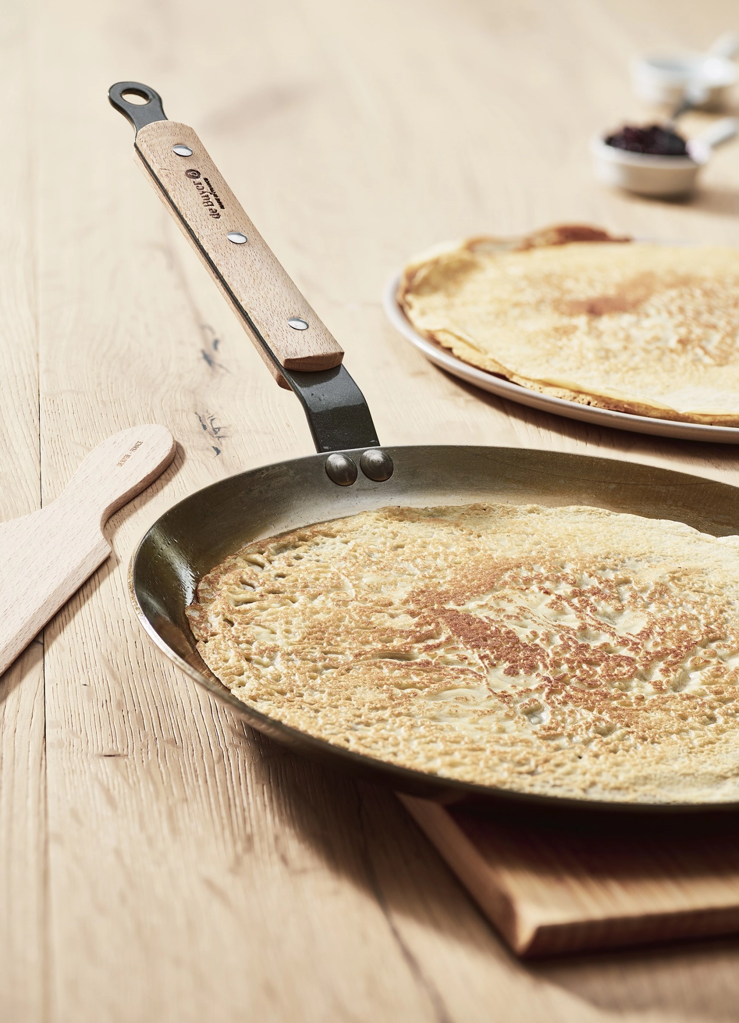 MINERAL B BOIS Crêpe Pfanne