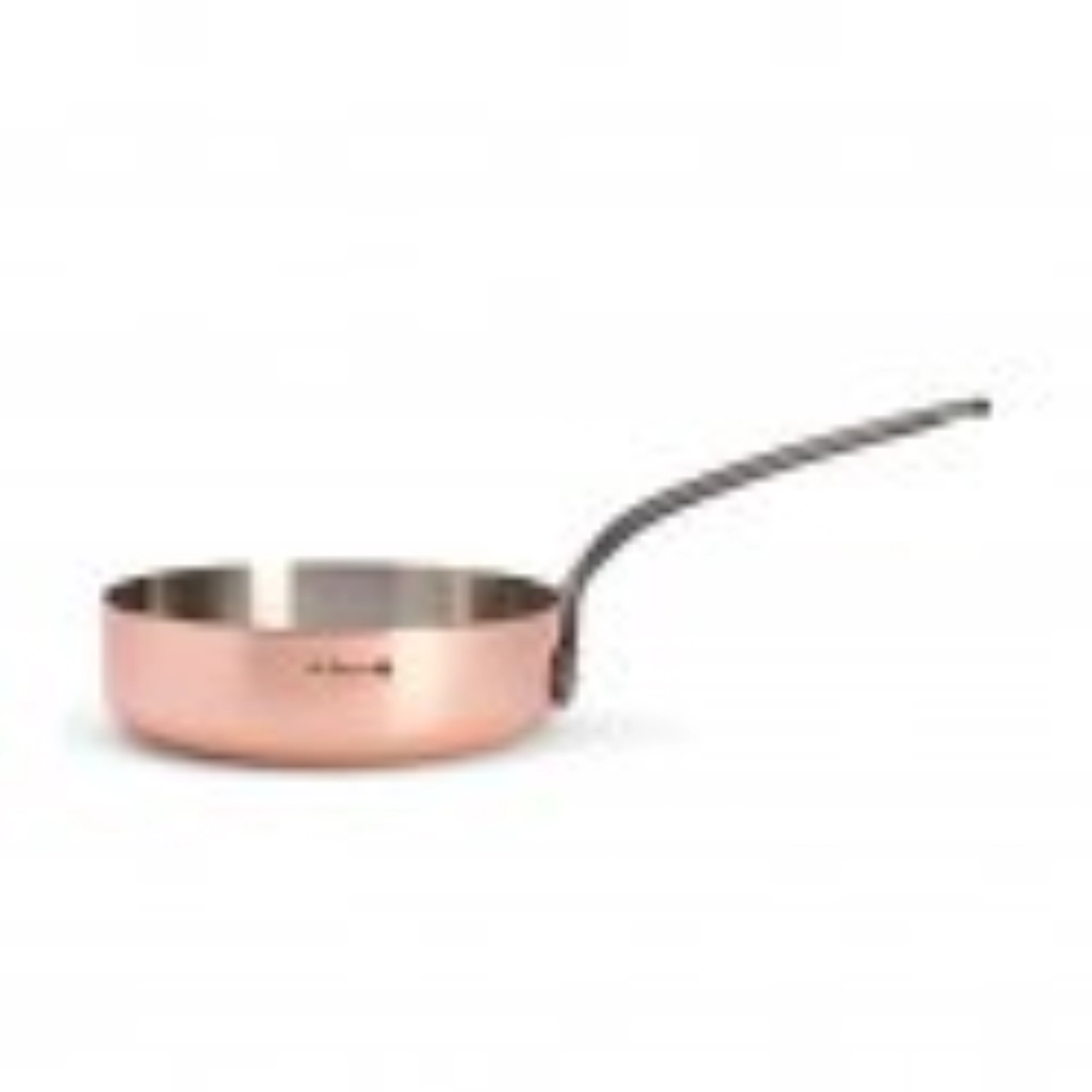 Sauteuse droite cuivre prima matera qf acier ø24cm