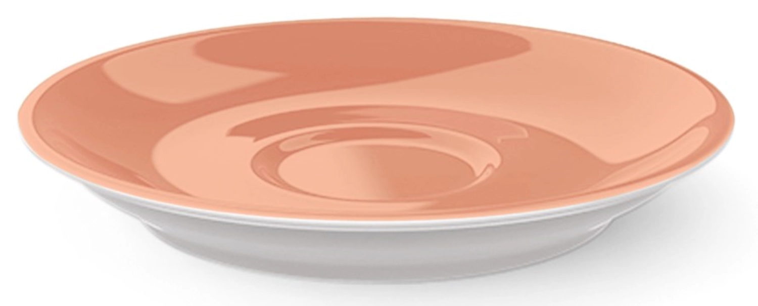 Solid Color Espresso Soucoupe classico blush