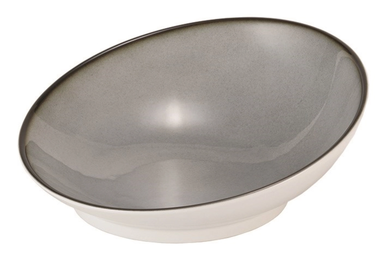 Spare bol en porcelaine gris 280mm