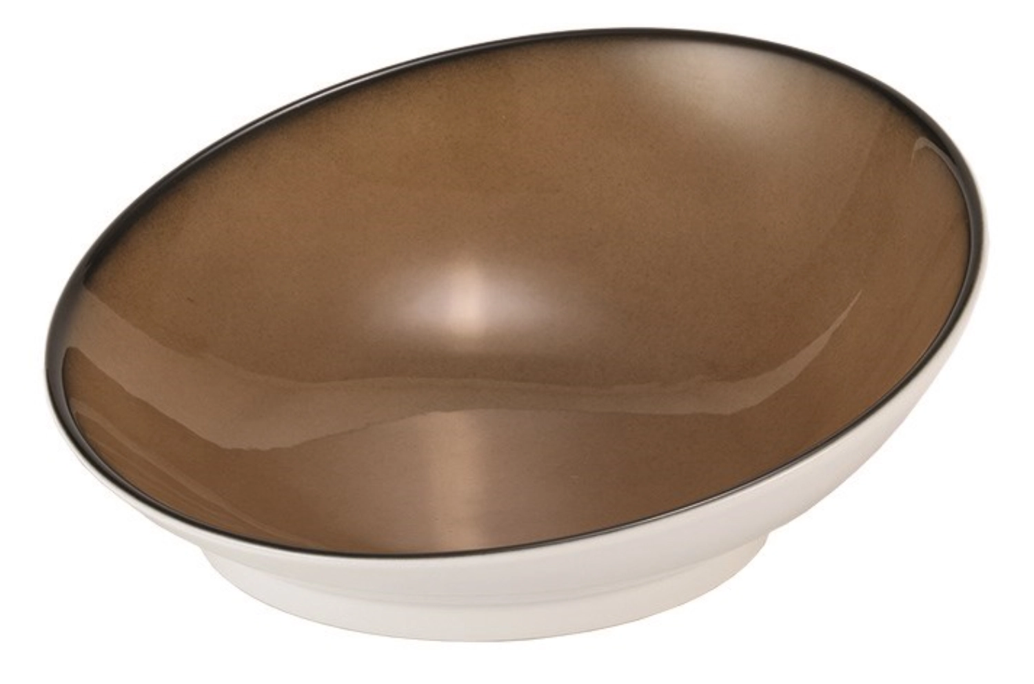 Spare bol en porcelaine caramel 280mm