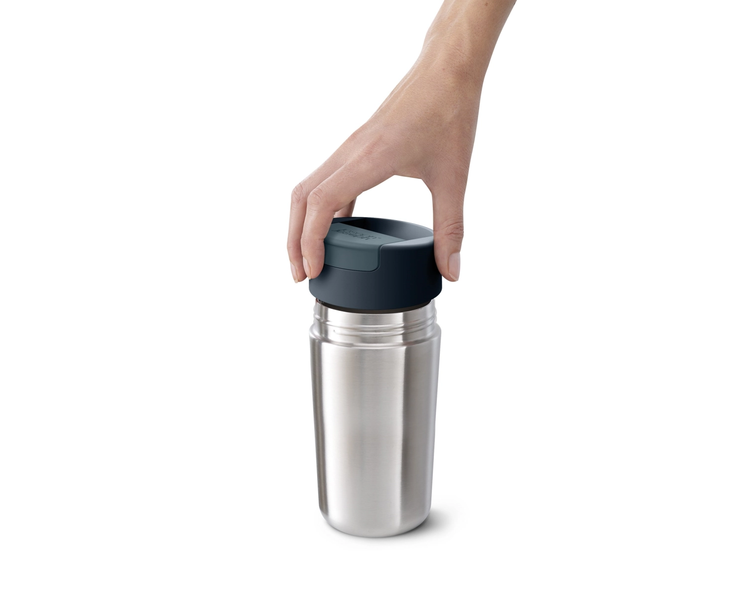 Sipp acier mug de voyage couvercle rabattable 454 ml anth.