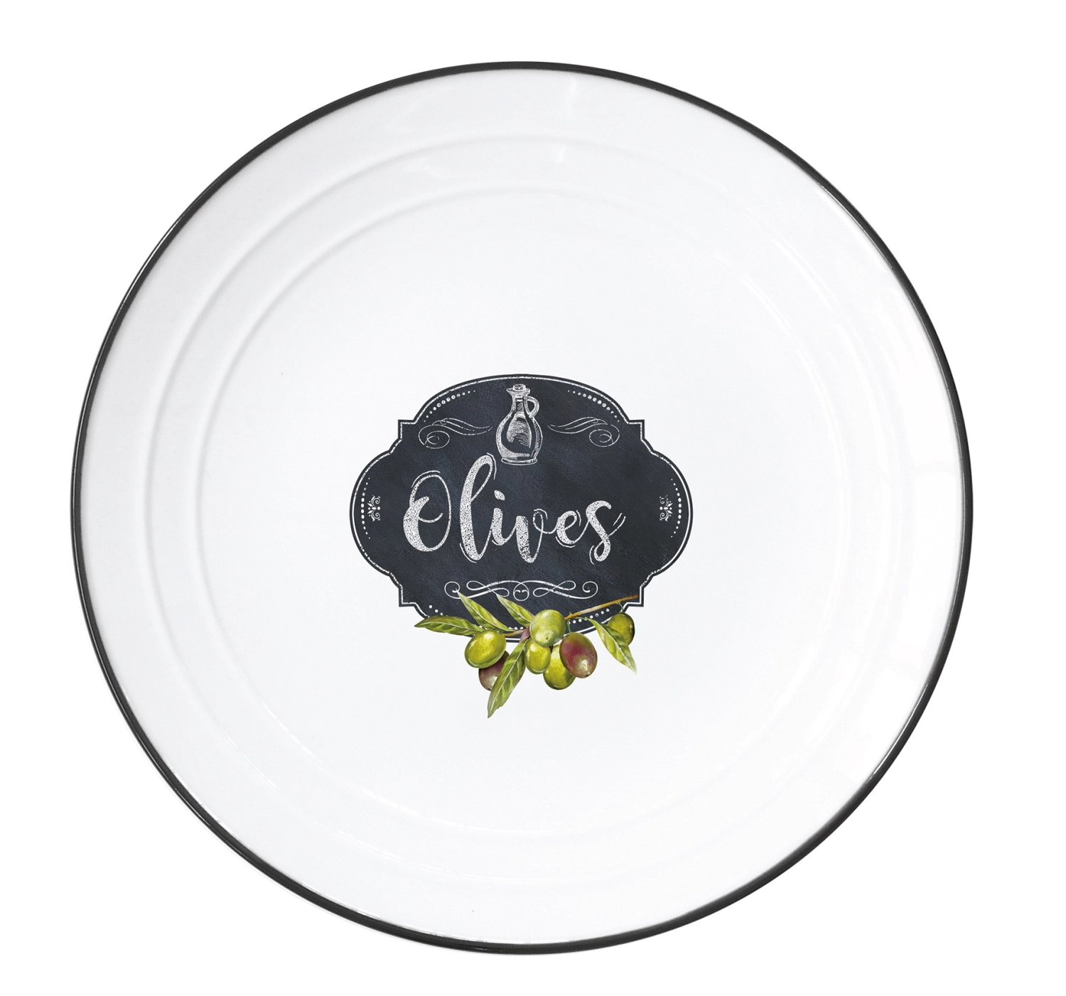 Kitchen Basics assiette, olives, D16cm