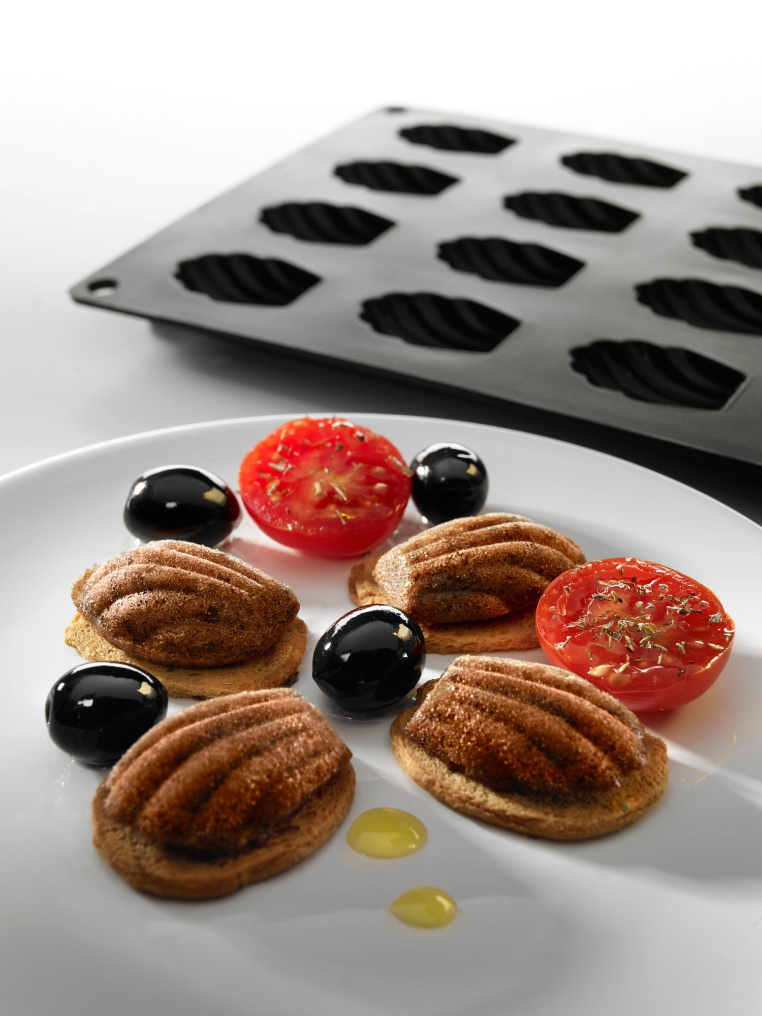 Moule mini madeleines gourmet 20;cav.