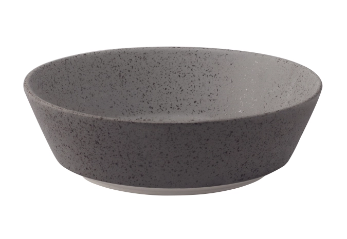 Stone 20cm assiette à soupe granite