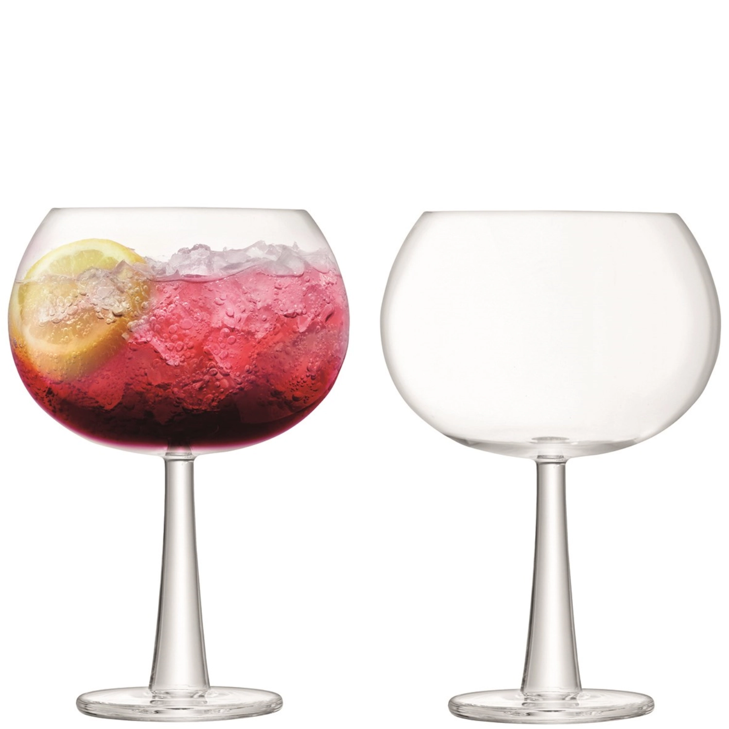 Gin grand verre ballon 690ml transparent x 2