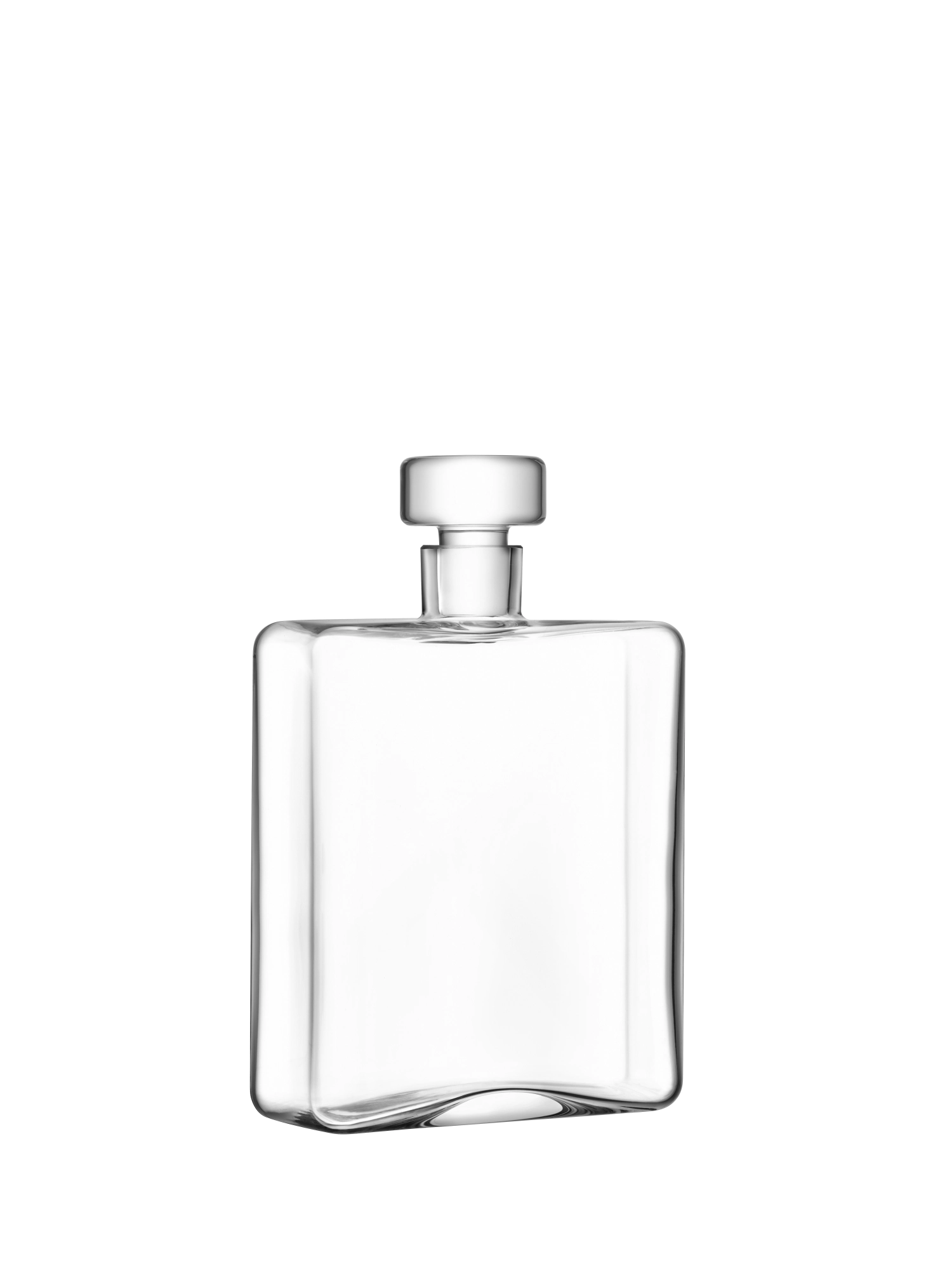 Cask carafe à whisky oblongue 1l transparent