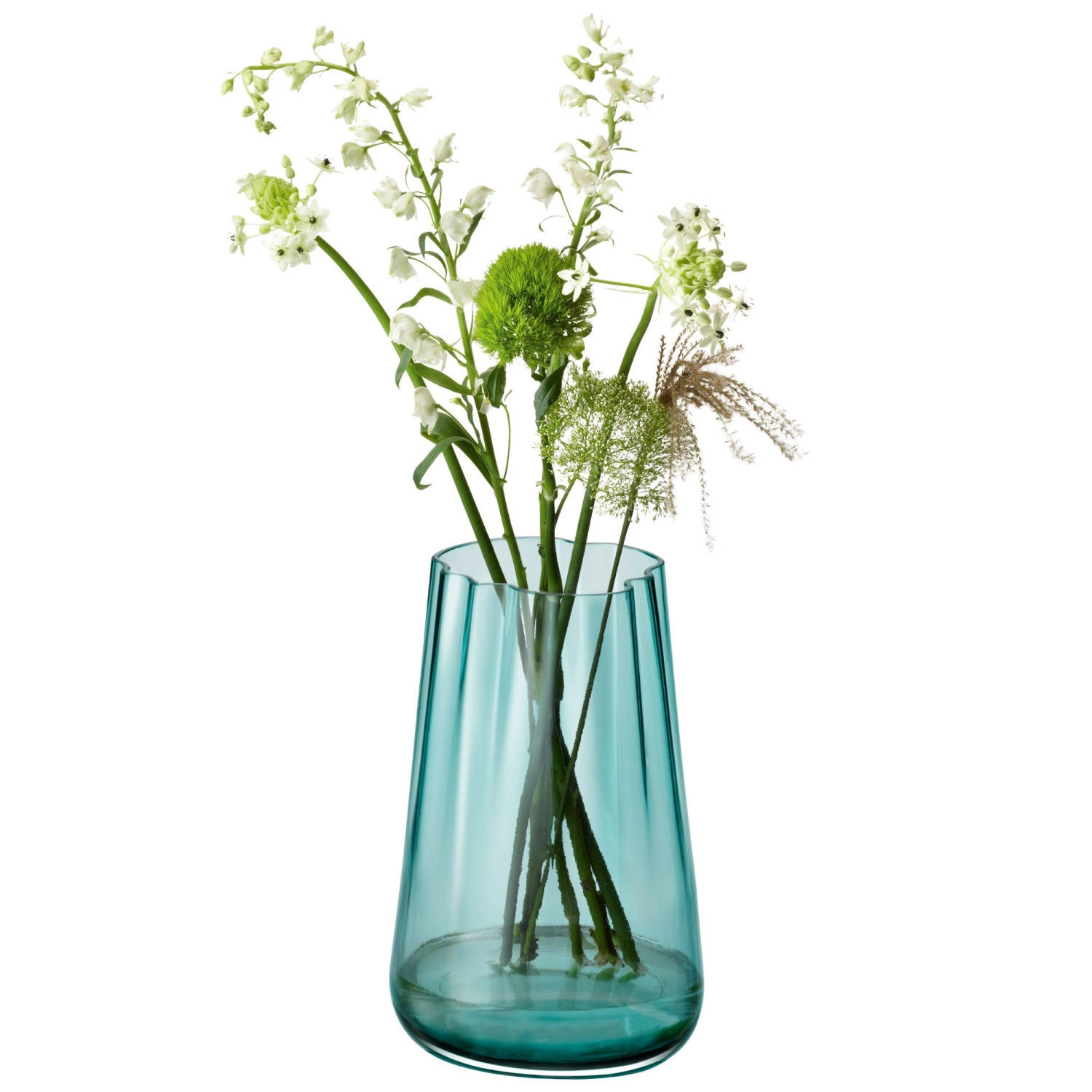 Lagoon vase/lanterne h35cm - vert mer