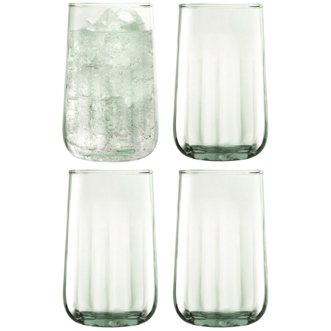 Set de 4 verres à jus mia 590ml recy. optique