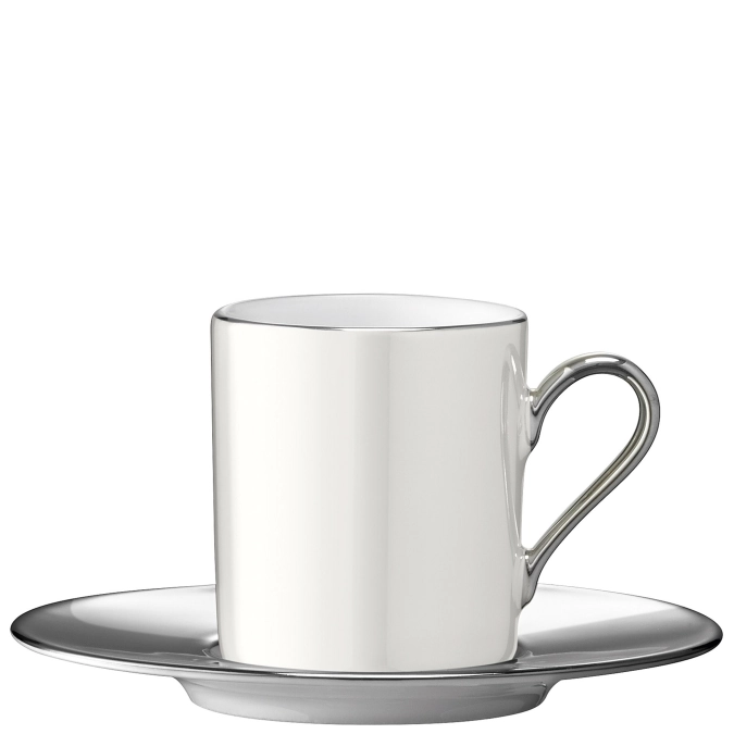 Palazzo tasse à café et ut 100ml - platine nacré