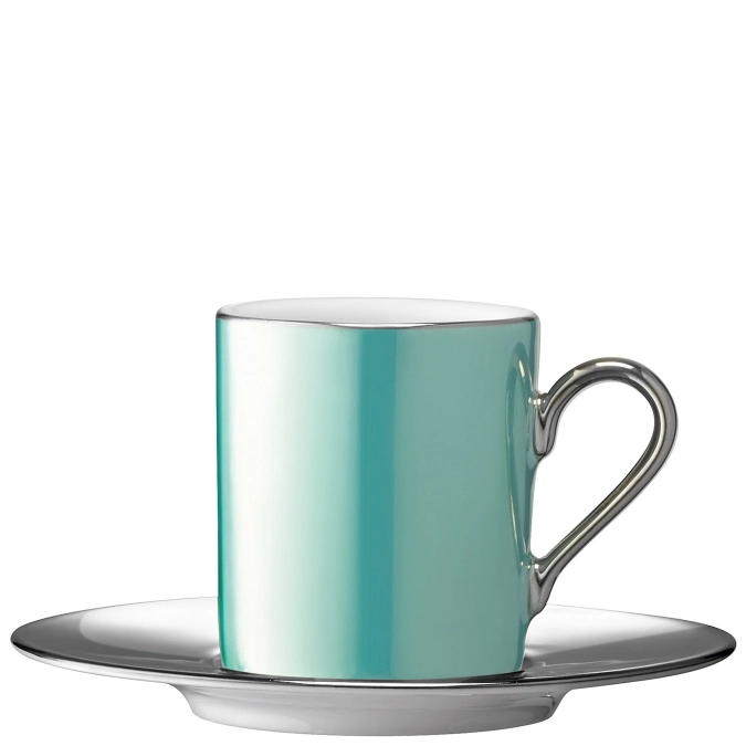 Palazzo tasse à café et ut 100ml - vert mer platine