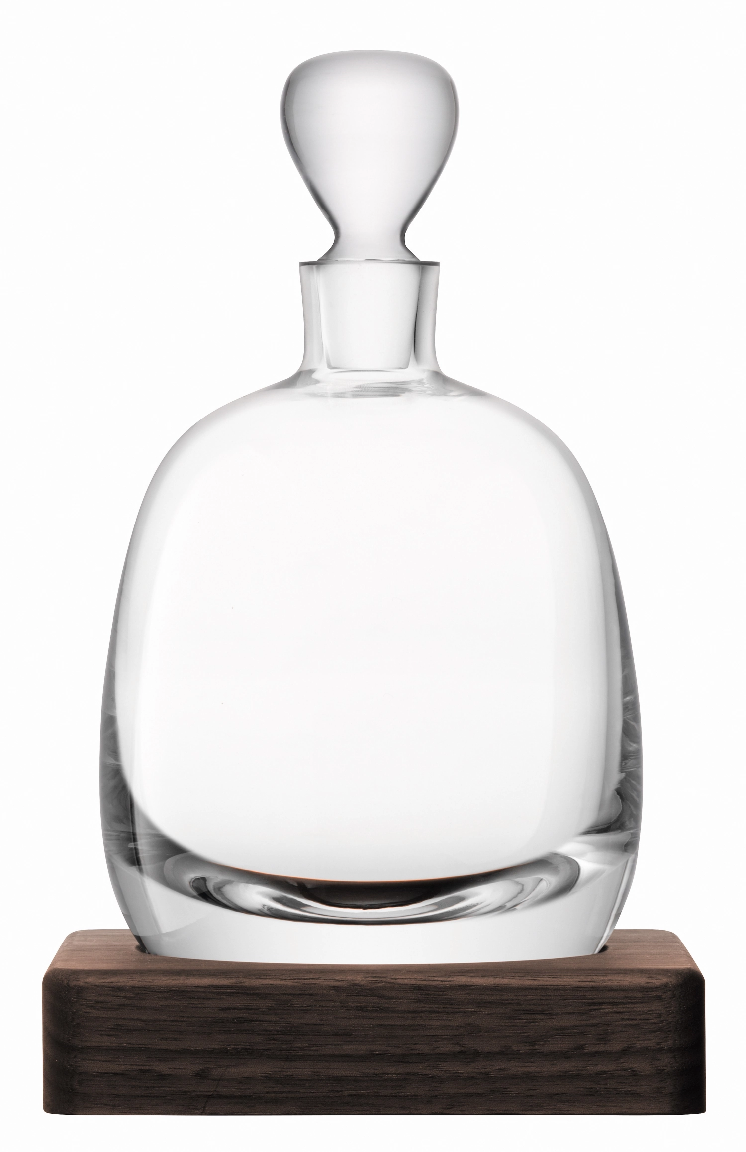 Whisky islay carafe 1l - socle en noyer