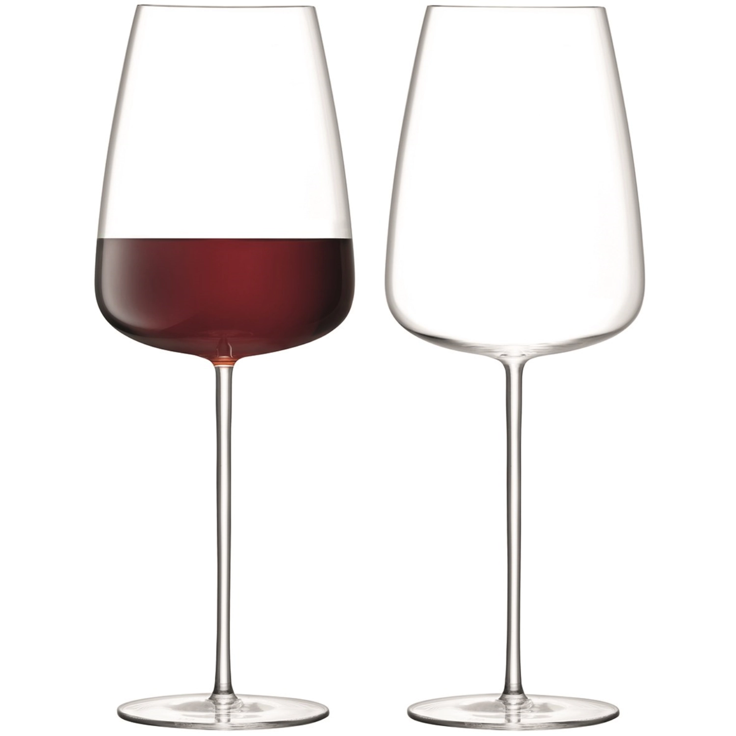 Set de 2 verres à vin rouge wine culture grand 800ml - clair