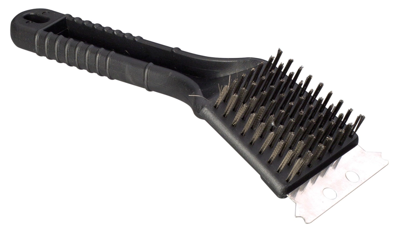 Brosse à barbecue 23cm inox/plastique noir