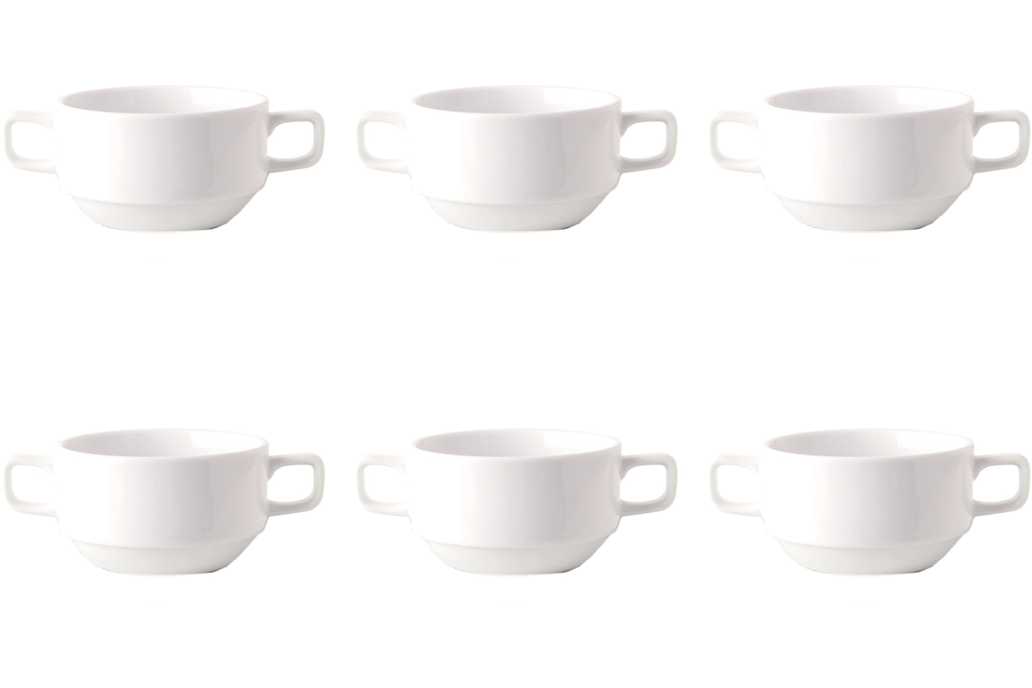 Lot de 6 tasses à soupe Uni 09 Top CC