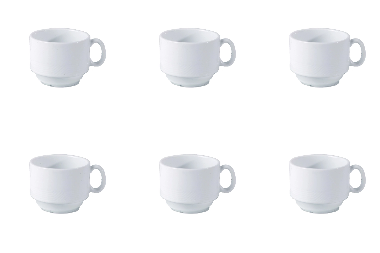 Set de 6 pièces Karat 19 Moka Tasse supérieure Aligro