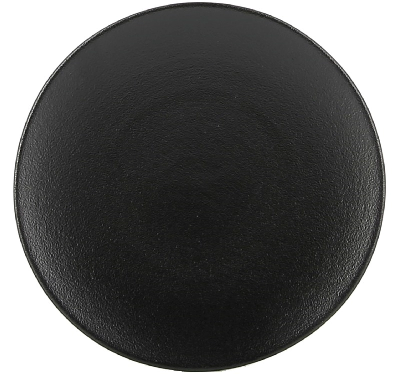 Assiette à déjeuner equinoxe, ø 16 cm, h : 2 cm, noir