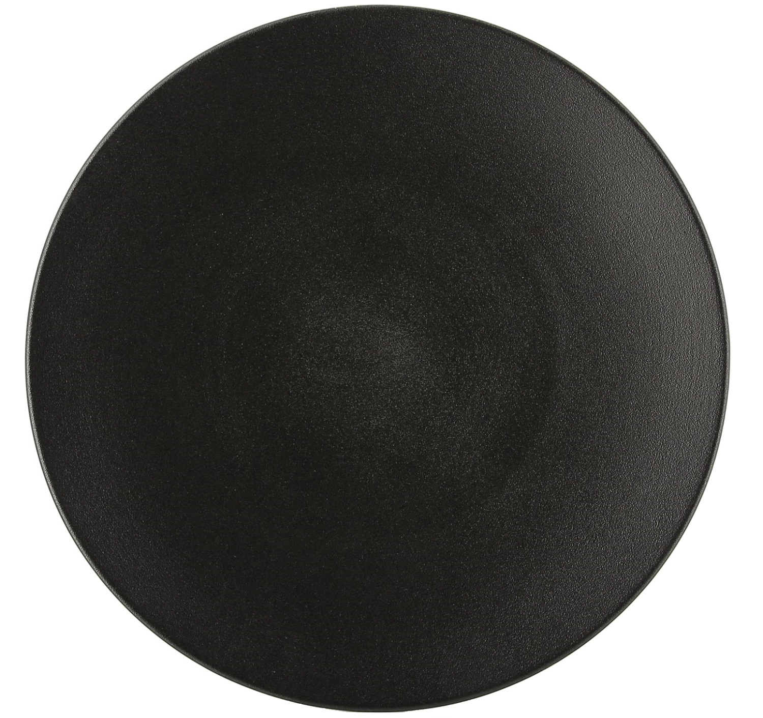 Assiette de présentation equinoxe, ø31.5cm, h3.5 cm, noir