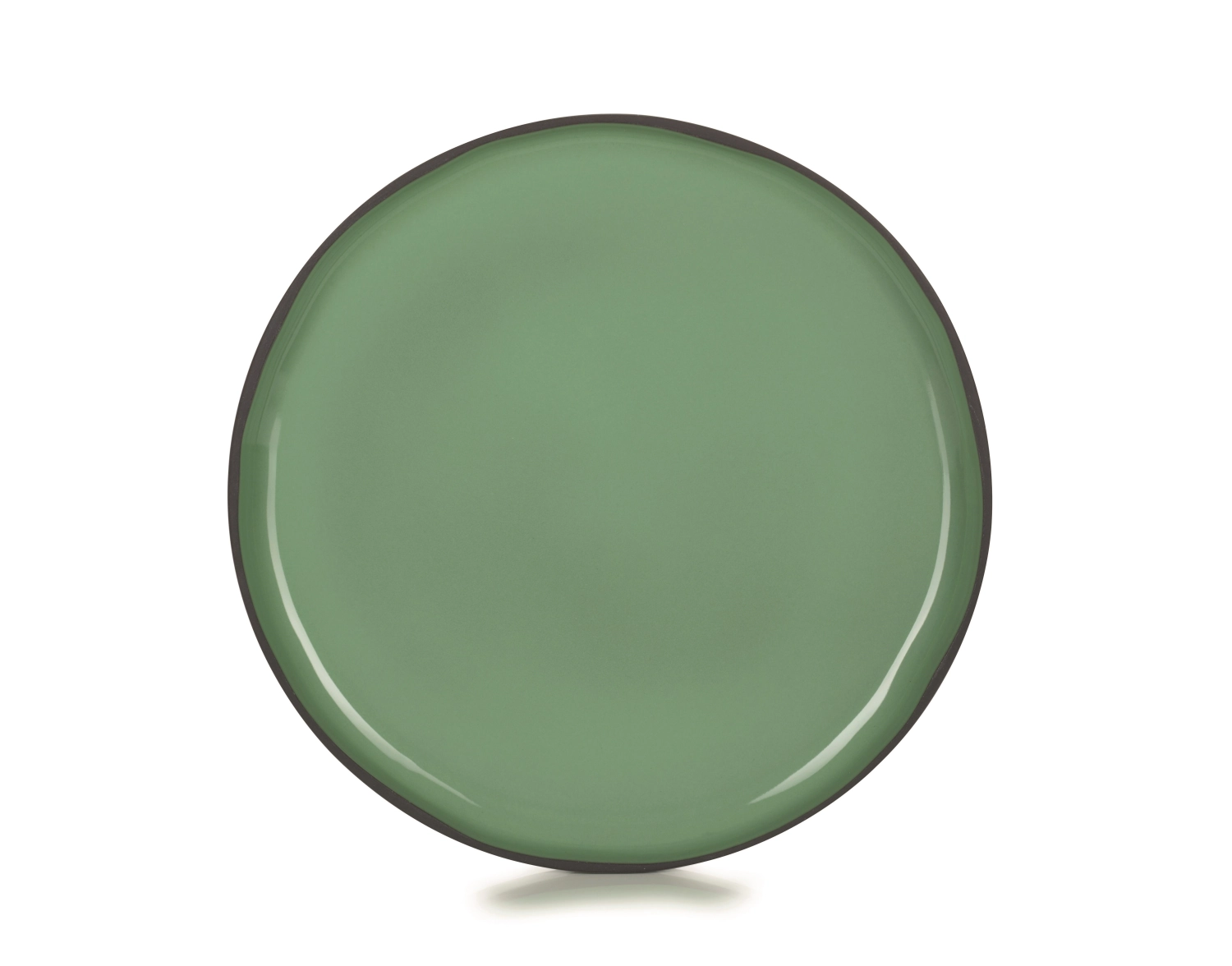 Caractère assiette plate, ø26cm, menthe