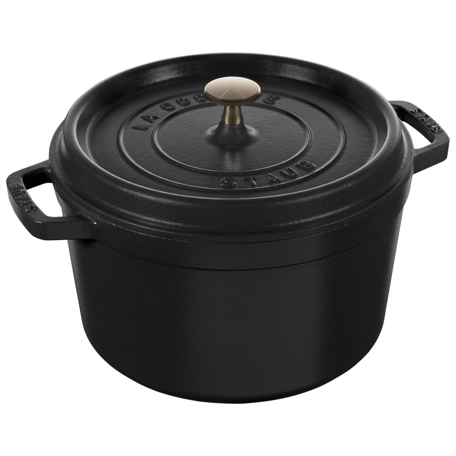 La cocotte cocotte haute, 24 cm noir 4.7l