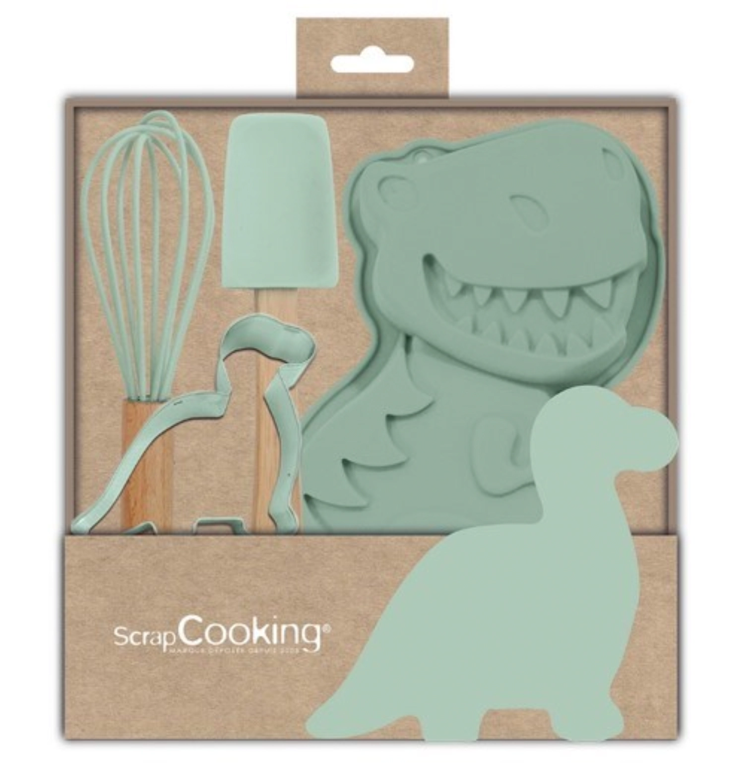 Kit de pâtisserie Scrapcooking pour enfant - Dinosaure