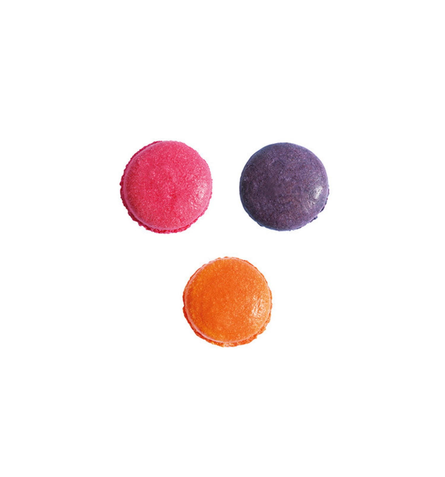 Set de 3 pcs. poudre de couleur rose violet orange 3x5g