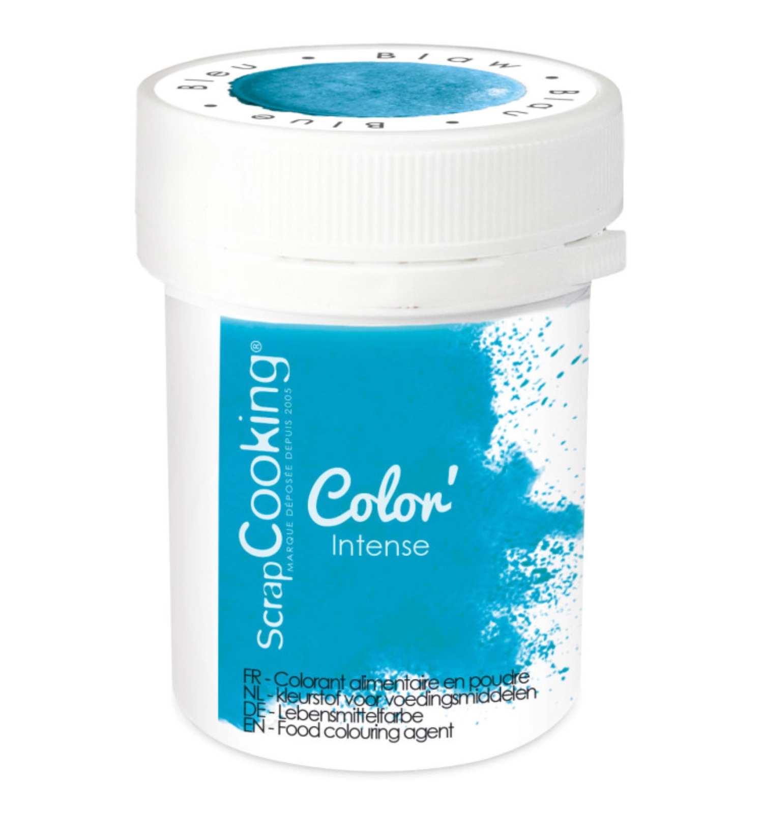 Poudre de couleur bleu foncé 5g