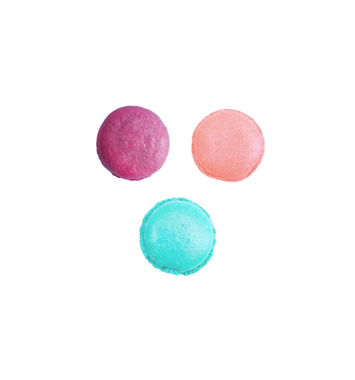 Set de 3 pcs. poudre de couleur violet rose turquoise 3x5g