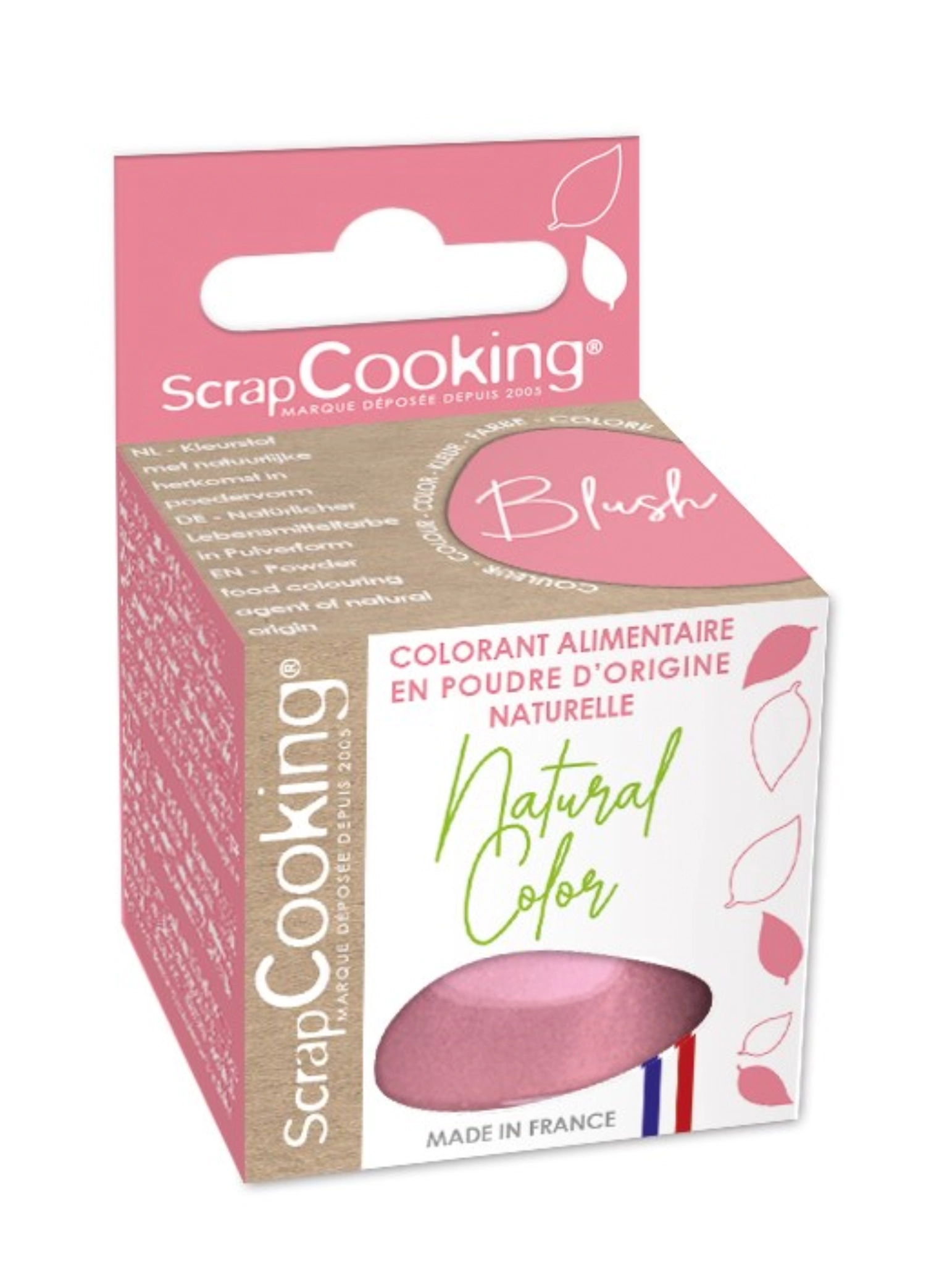 Colorant naturel rose blush, 10g