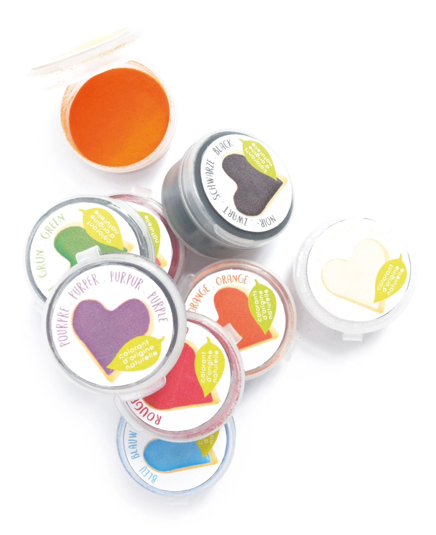 9 set de colorants alimentaires naturels