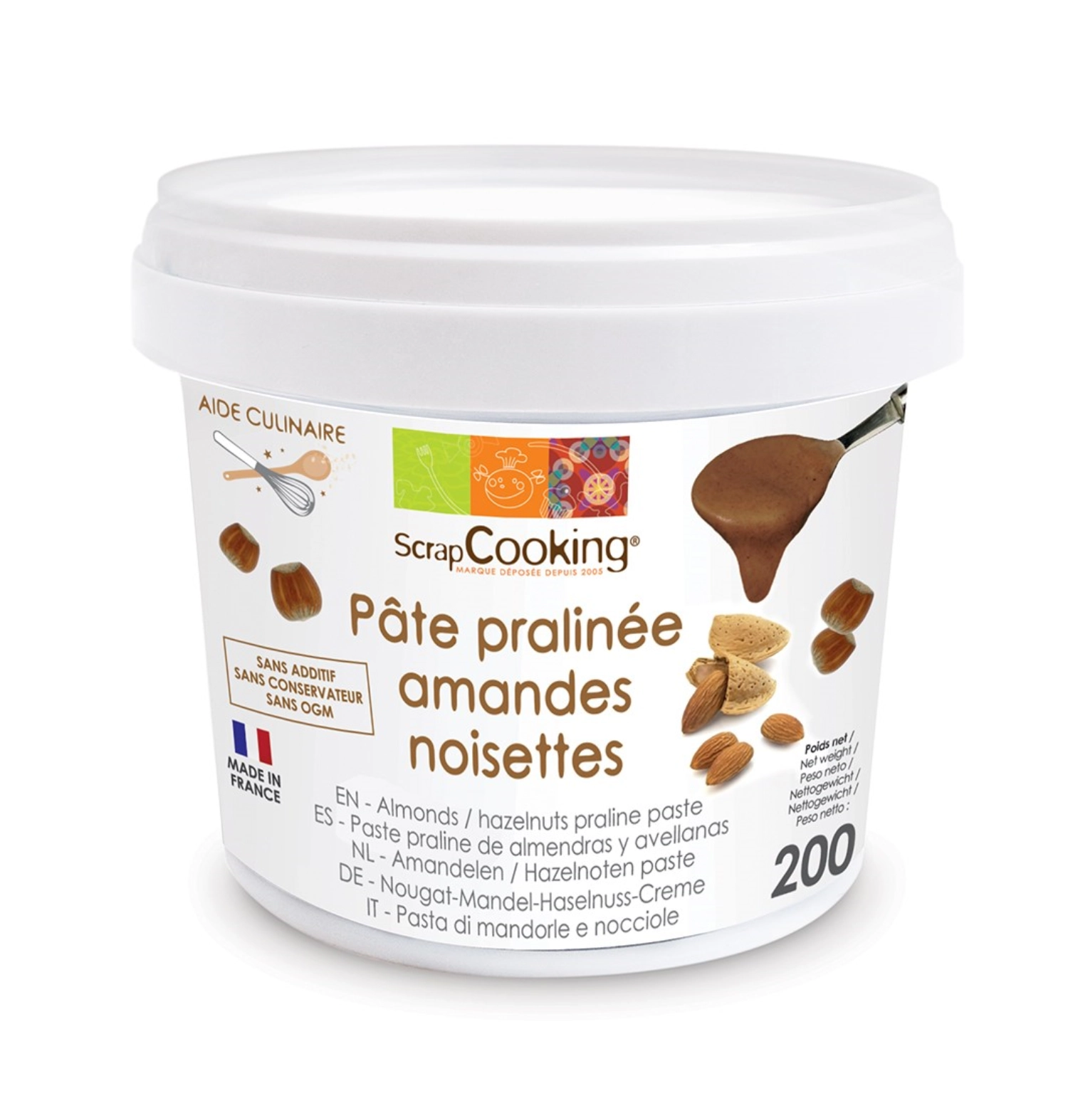 Pâte noisettes- amandes 200g