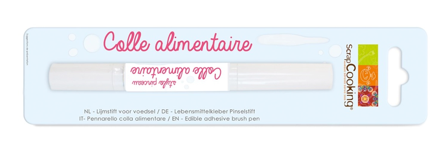 Colle alimentaire stylo pinceau Scrapcooking 2ml