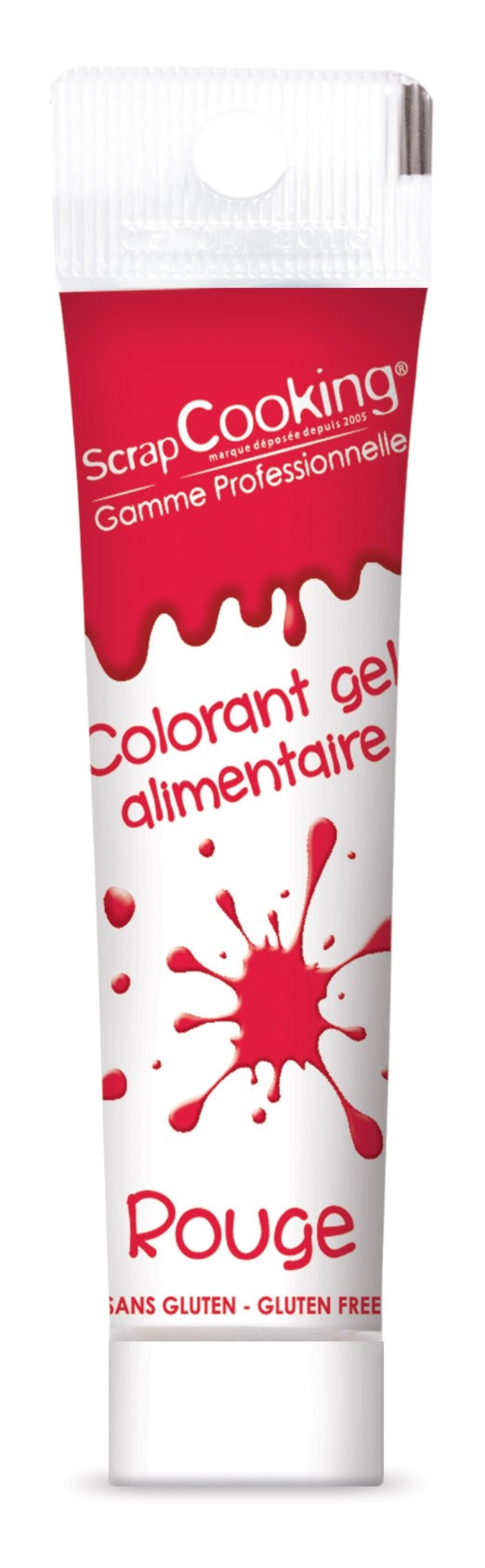 Colorant alimentaire gel rouge 20g