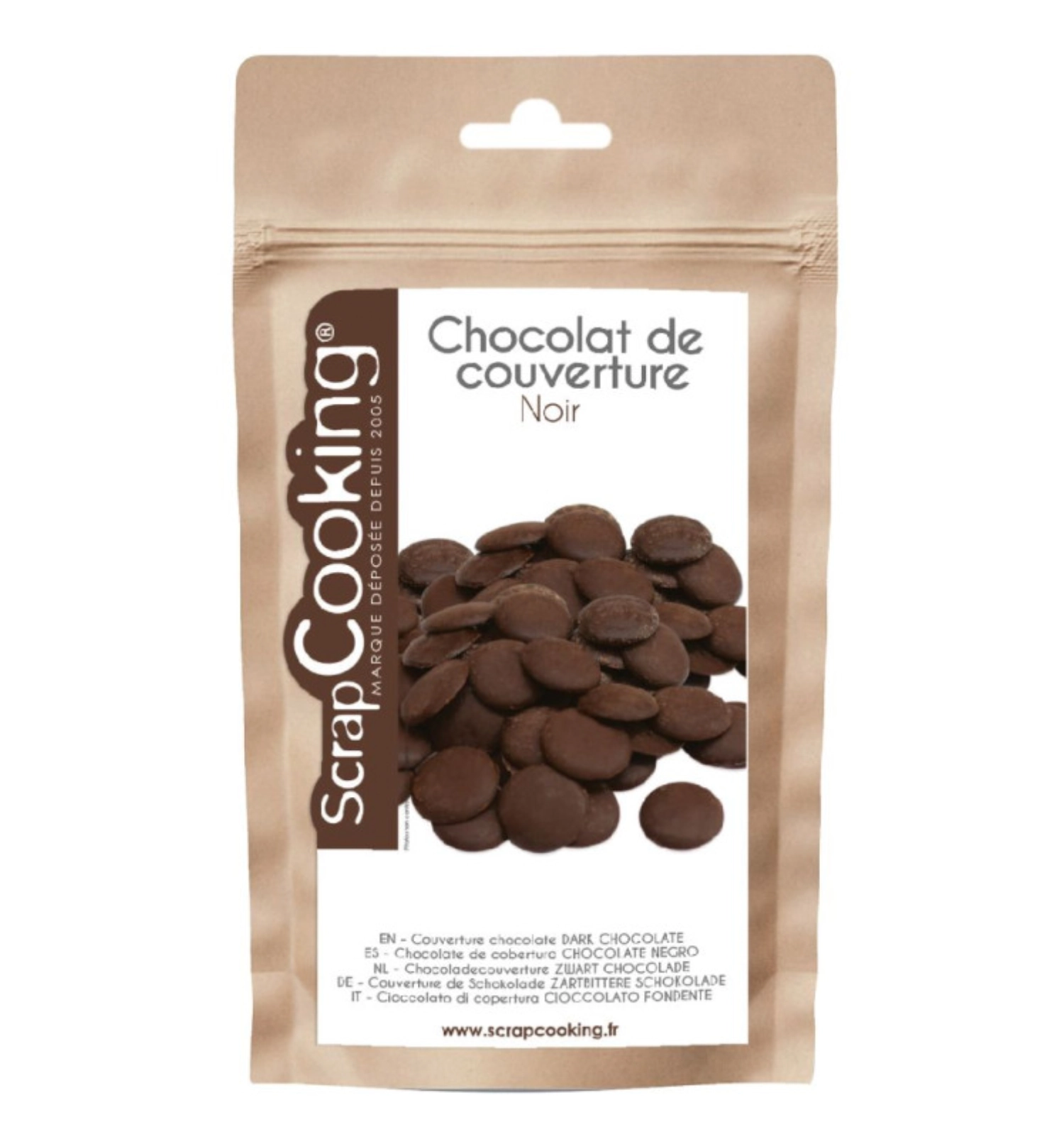 Couverture de chocolat noir 190g