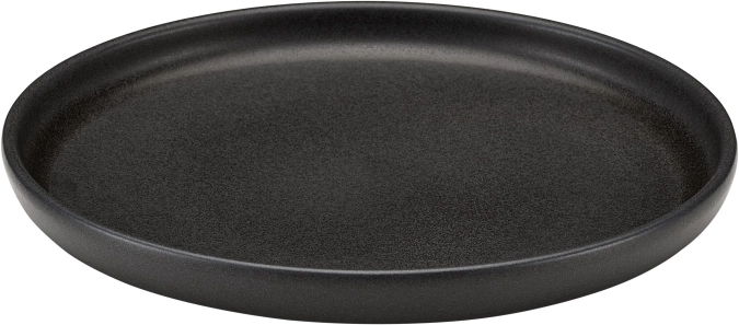 Playground Elements assiette plate noire 22cm