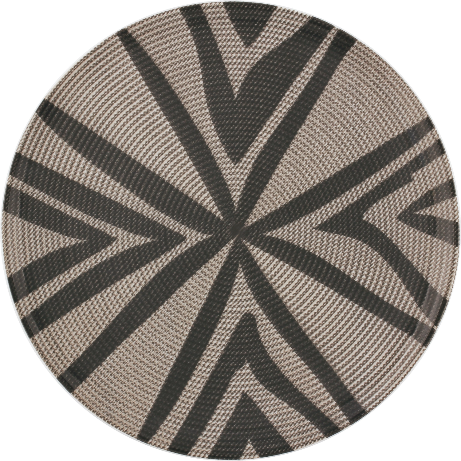 Unlimited Sisal 63148 Sisal Pattern Teller flach coupe 28cm