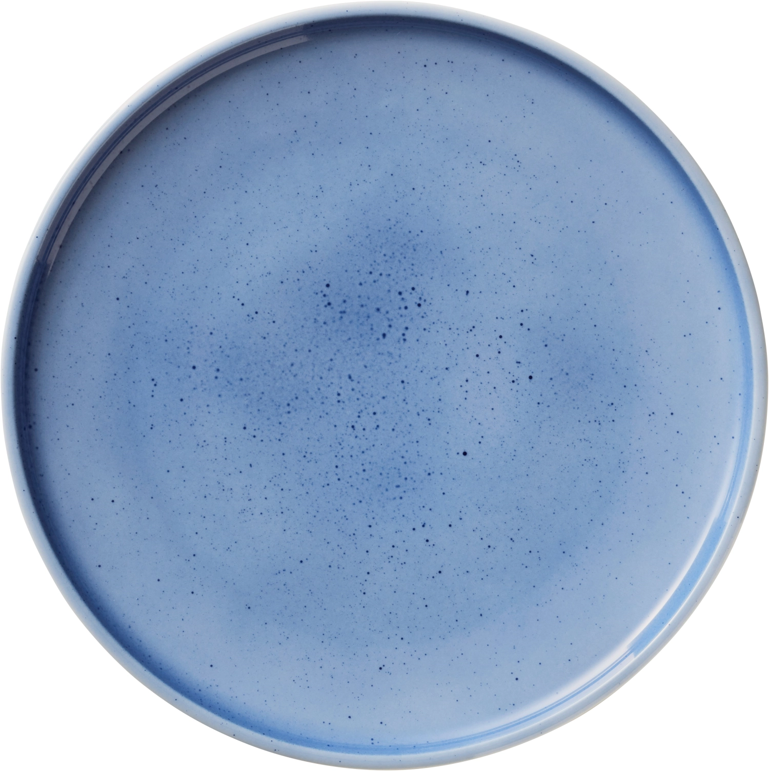 Shiro Blue Splash Assiette plate ronde coupe 28cm