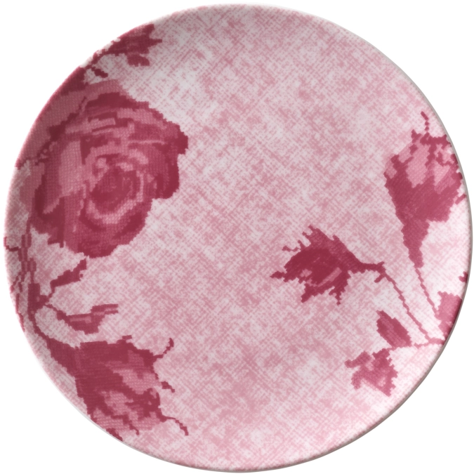 Unlimited Pink Boho Assiette plate ronde coupe 15cm