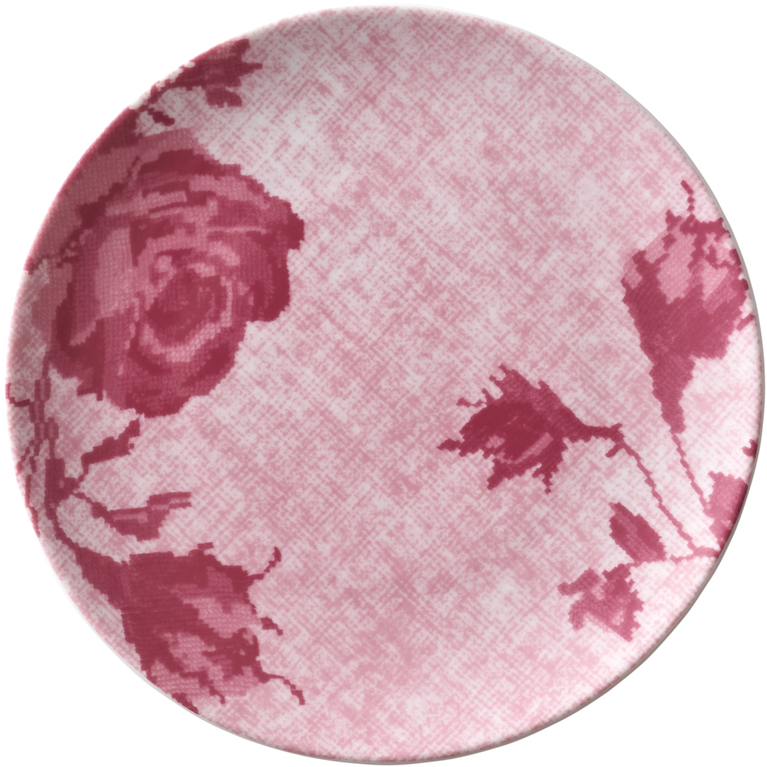 Unlimited Pink Boho Assiette plate ronde coupe 20cm