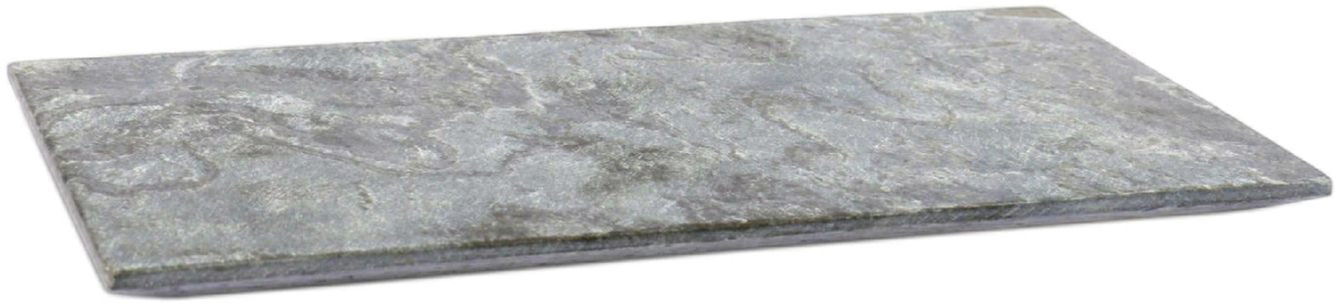 Slate rect. platter silver-gr 36x18