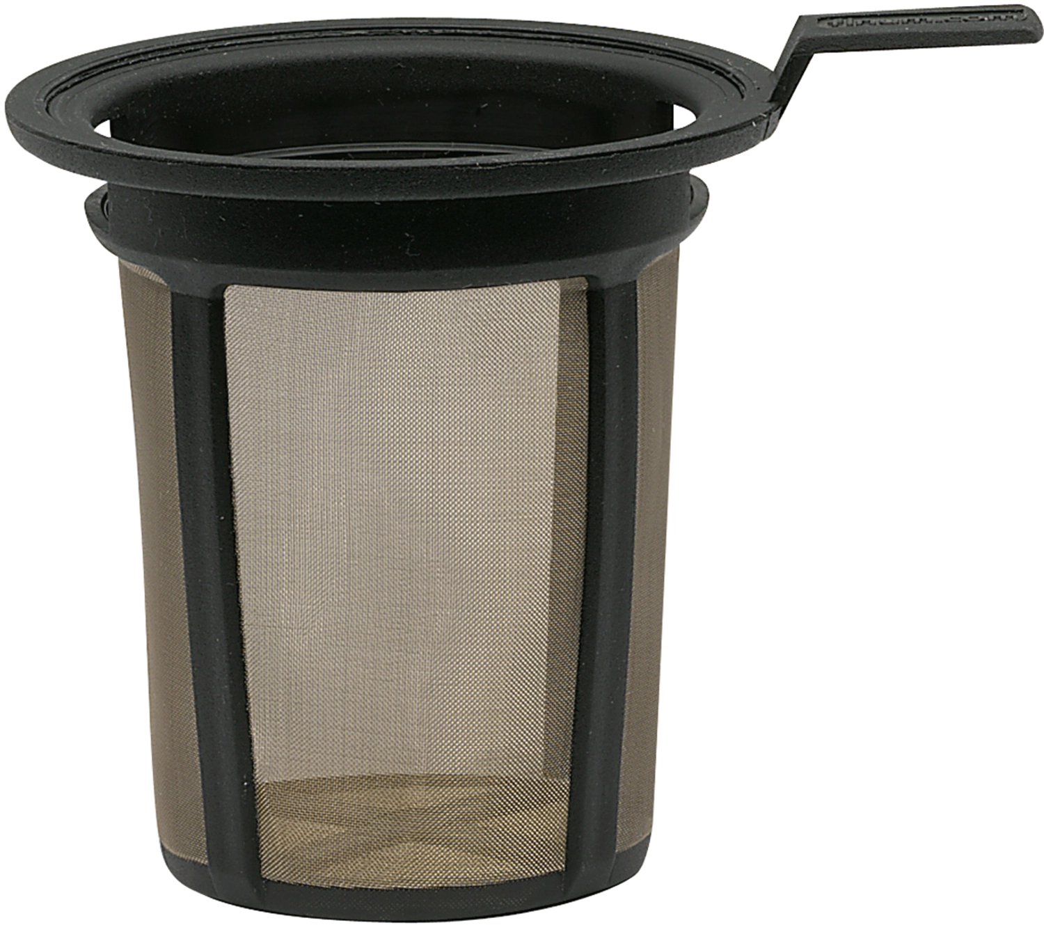 Teefilter schwarz mit Clipphalter