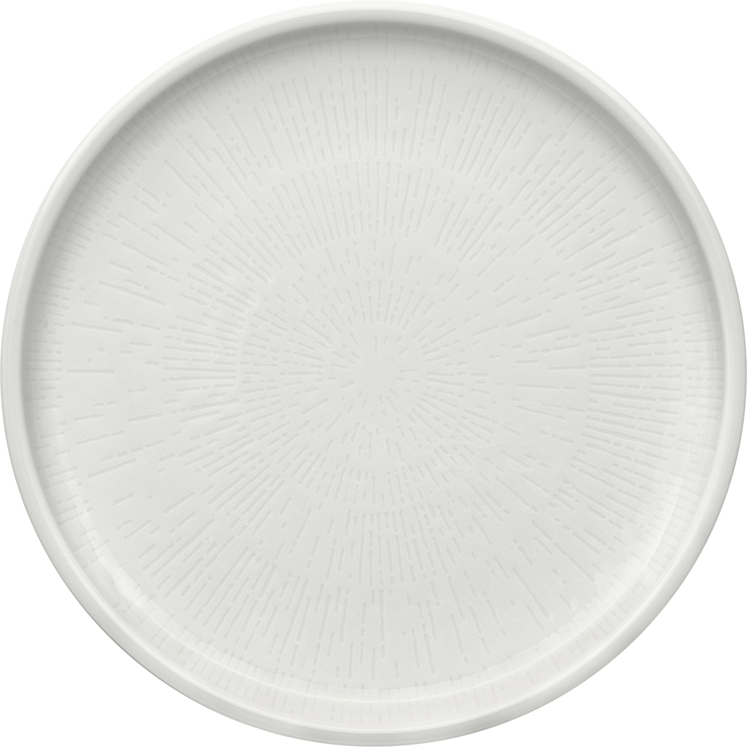 Assiette plate coupe structure 21 cm