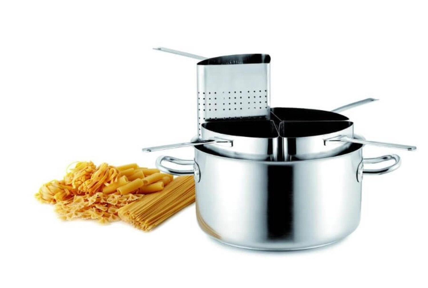 Inox Pro Set Kochtopf mit 4 Pastasieben 35cm 20.2lt