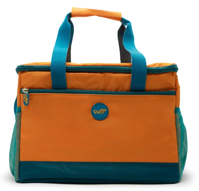 Premium thermo bag orange et vert, 25l