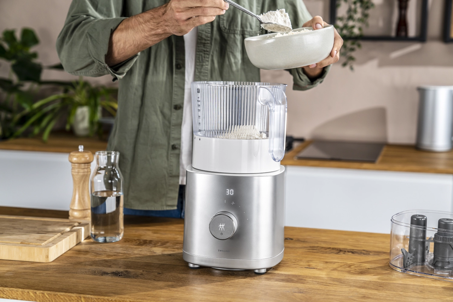 Enfinigy processeur d'aliments pour power blender pro argent